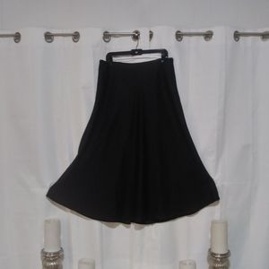 Ashley Stewart Black Linen Skirt Size 12W
